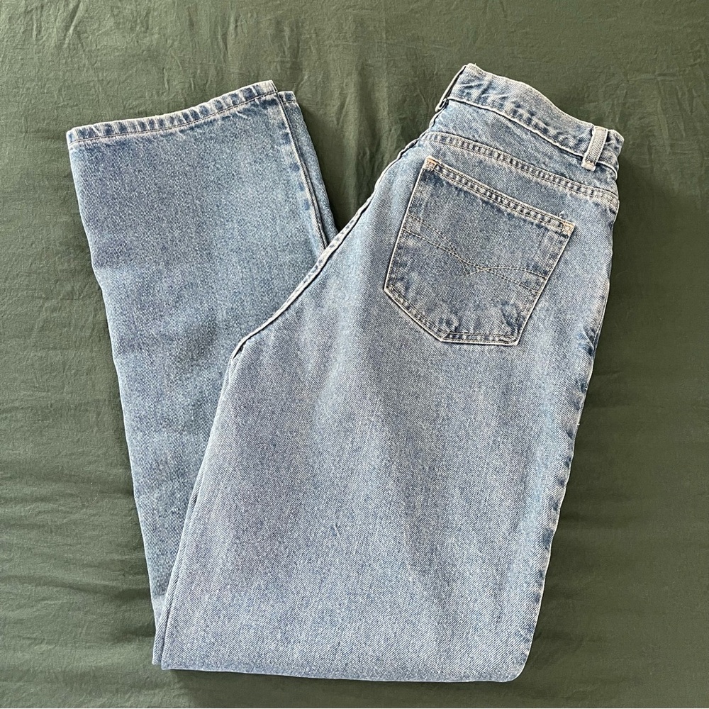 Anchor Blue loose Fit Denim Jeans 100% Cotton Size: 13/14 M